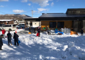 除雪？そり遊び？